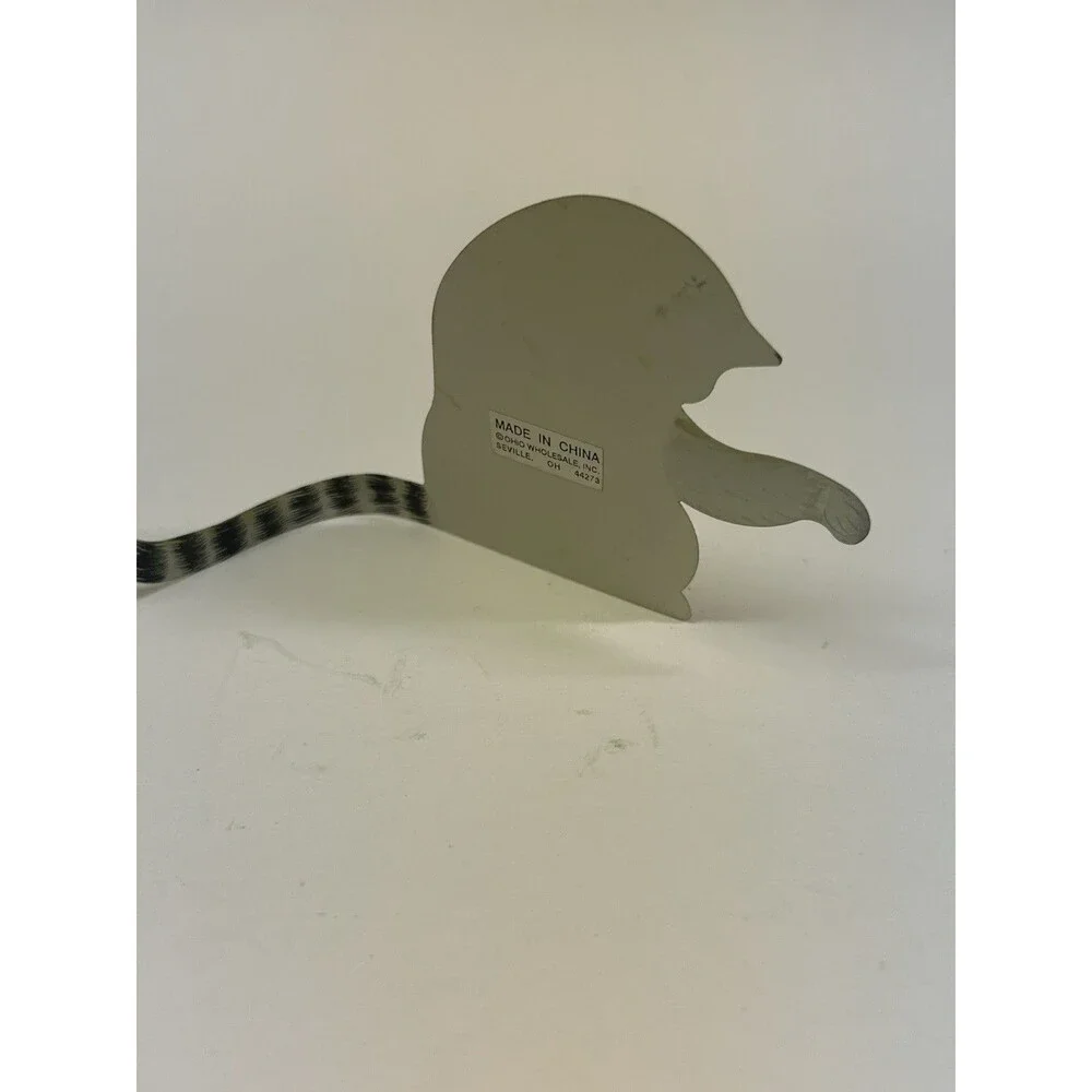 Kitty Ohio Wholesale Cute Cat Bendable Tail Vintage Rare Cottage Core Metal